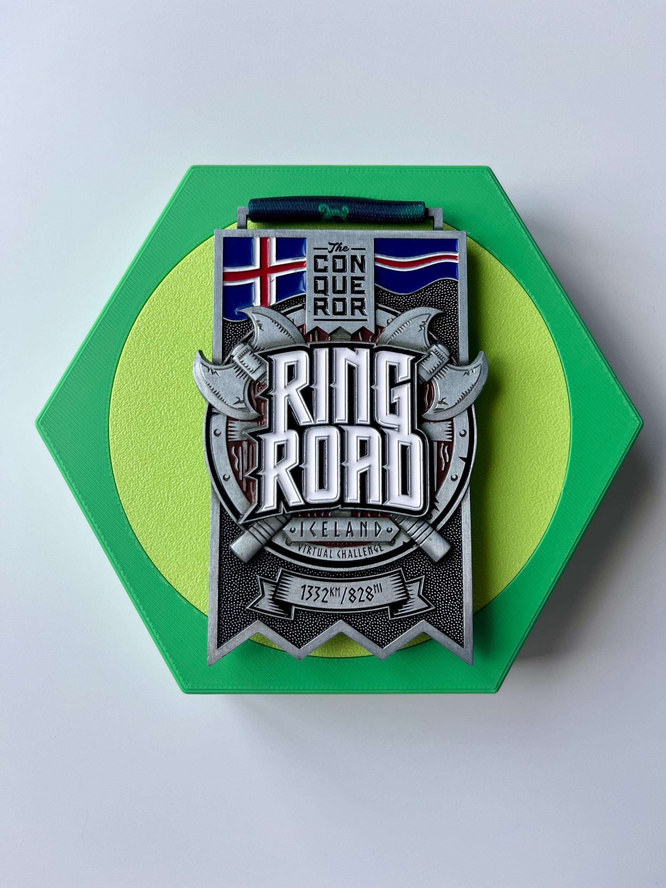 Honeycomb Medal Holder | Small | Dual Colour | 36+ Colours | Made in The UK | Worldwide Shipping