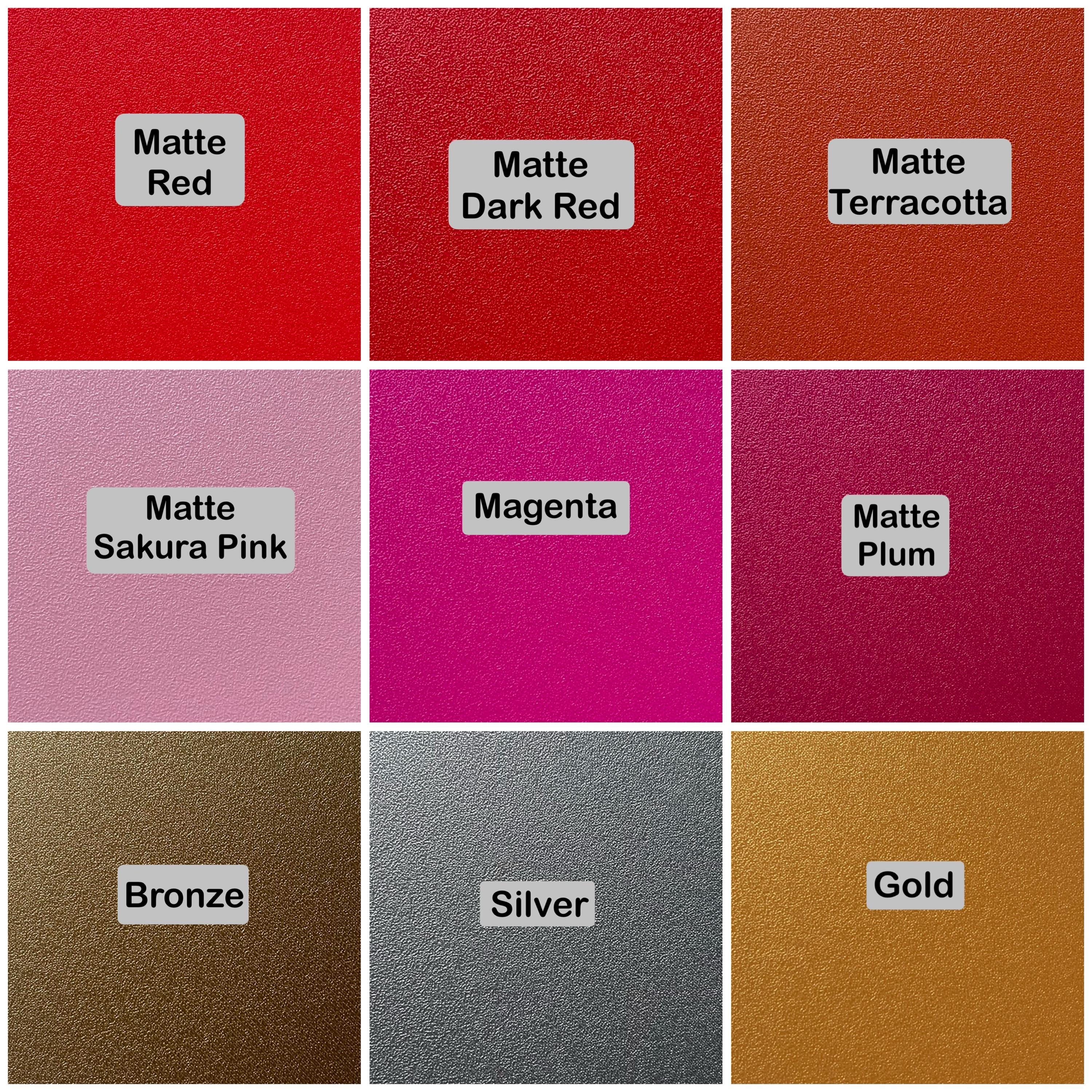 Hexar Square Dual Colour Edition Medal Holders - 36+ Colours - Made in The UK - Worldwide Shipping.