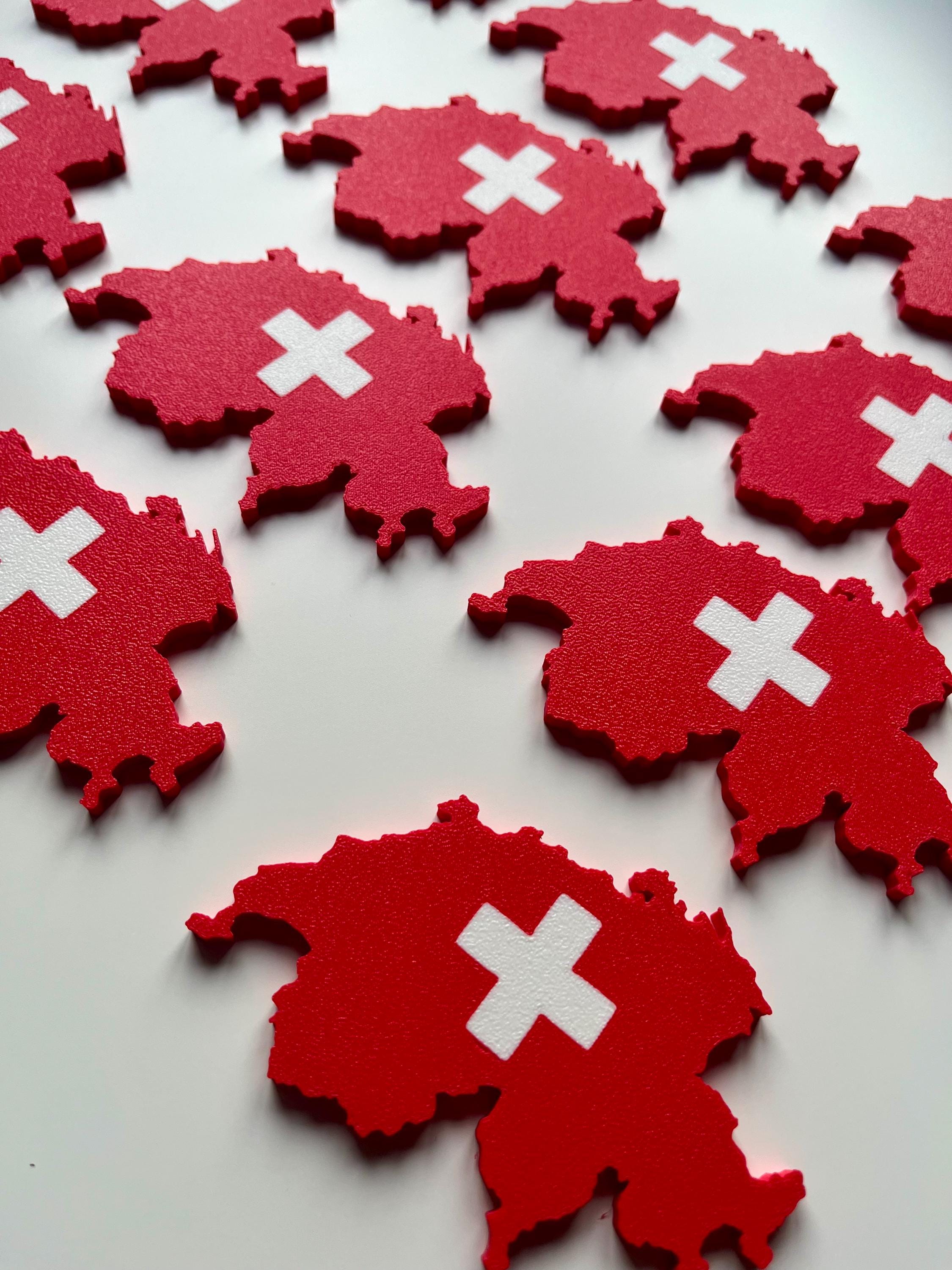 Switzerland Flag Fridge Magnet.