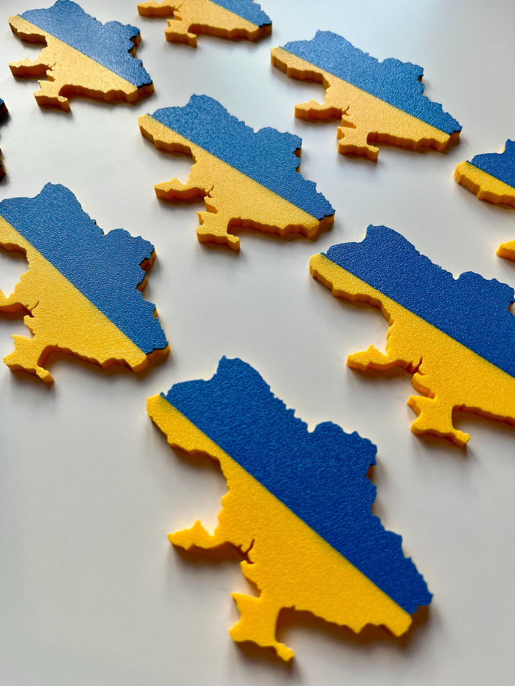 Ukraine Flag Fridge Magnet.