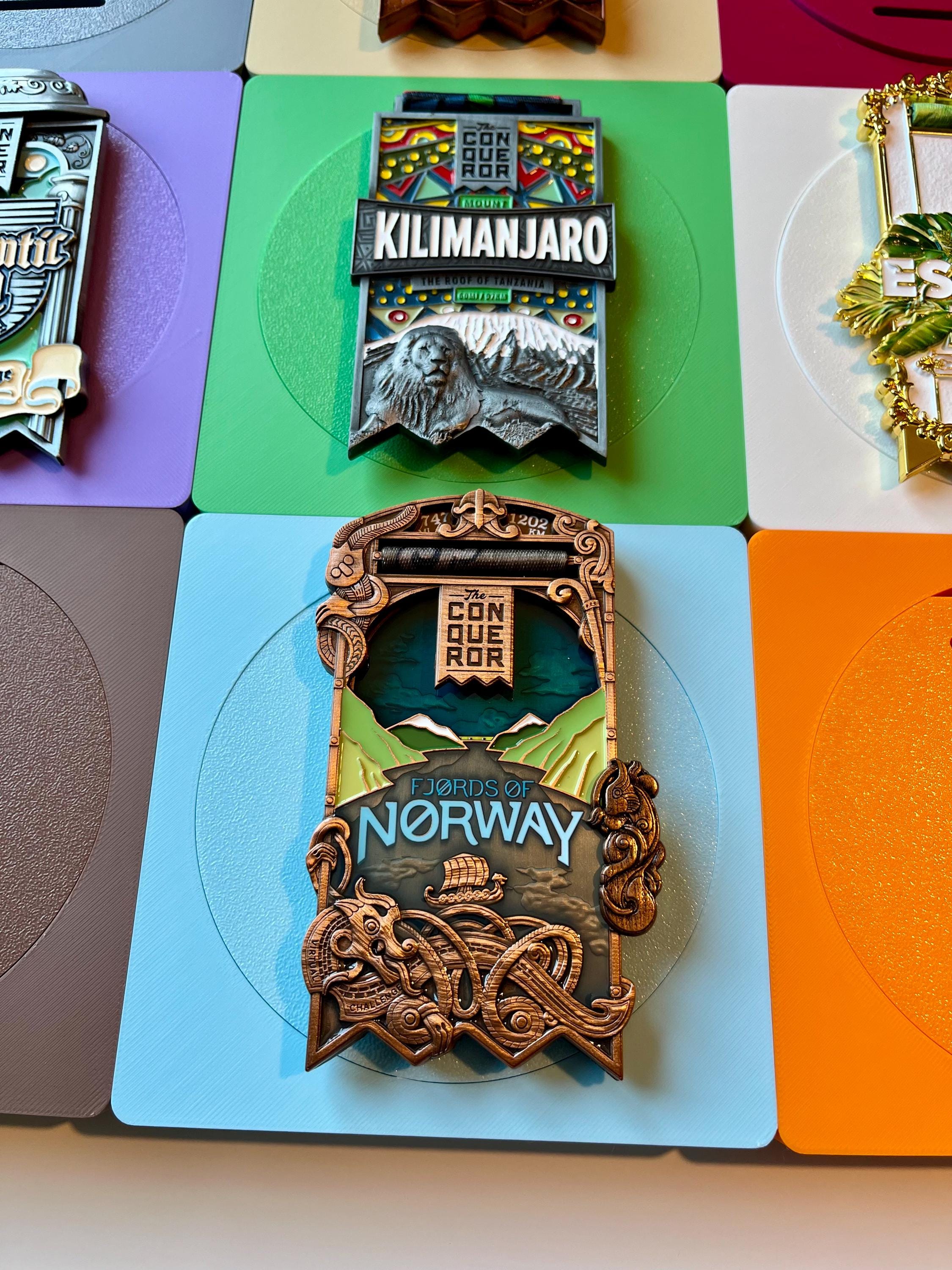 Hexar Square Edition Medal Holders - 36+ Colours - Made in The UK - Worldwide Shipping.