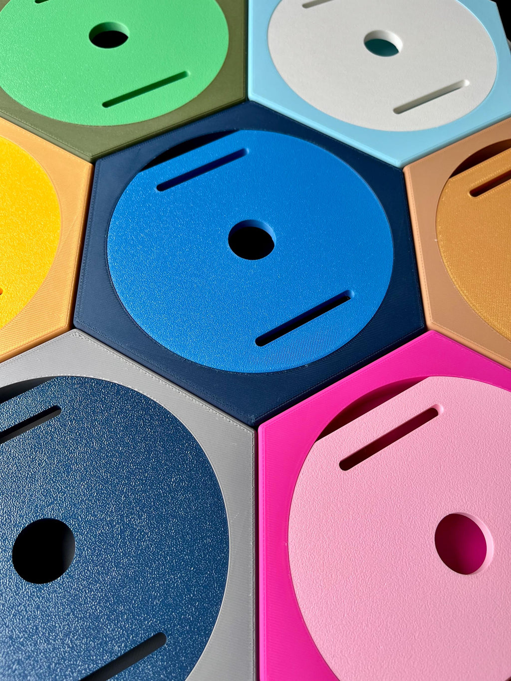 Honeycomb Medal Holder | Large | Dual Colour | 36+ Colours | Made in The UK | Worldwide Shipping