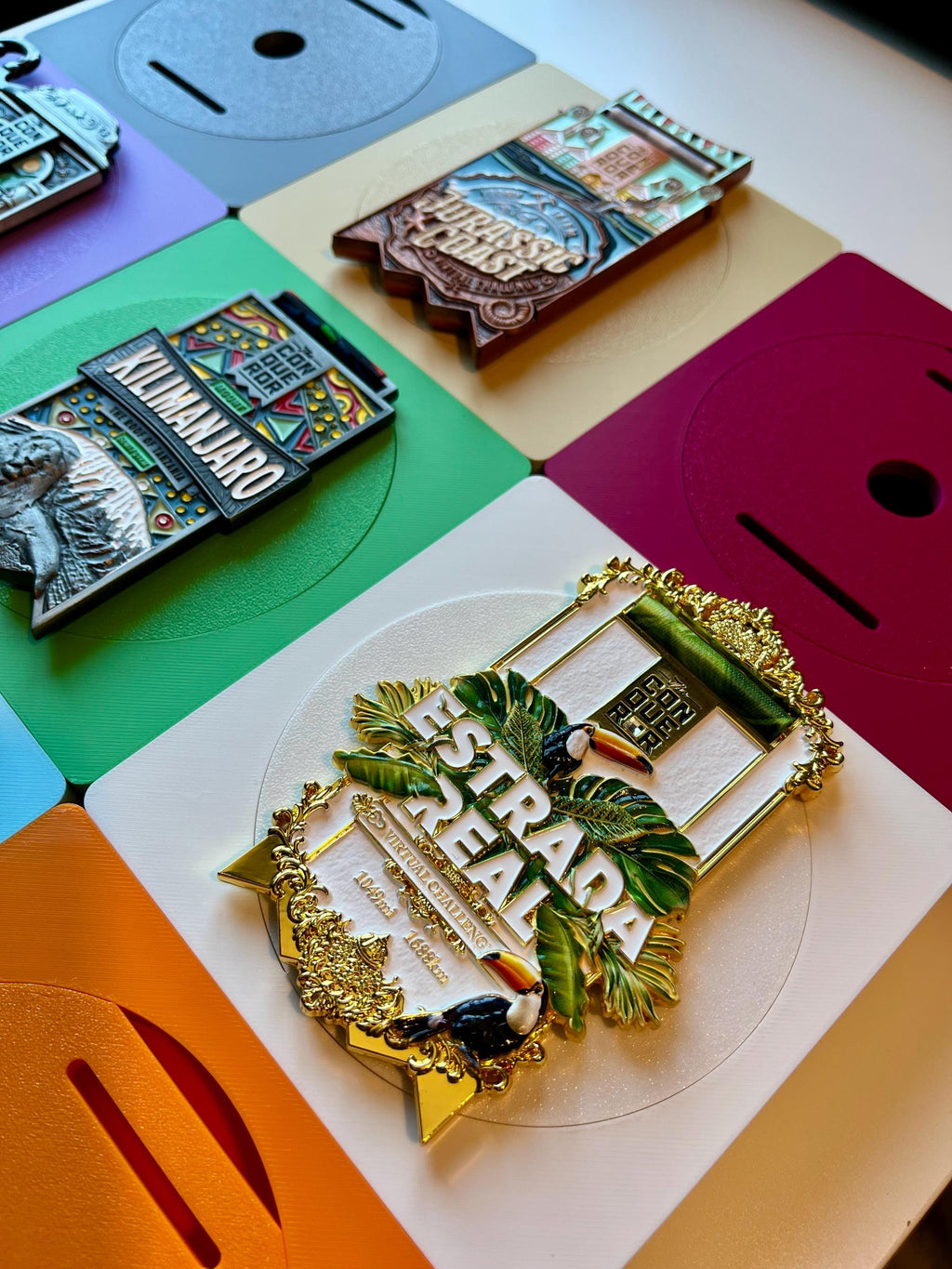 Hexar Square Edition Medal Holders - 36+ Colours - Made in The UK - Worldwide Shipping.