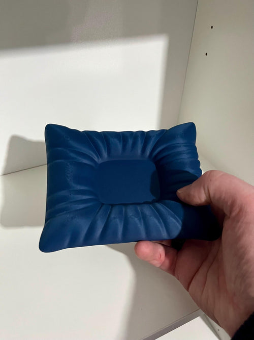 AirPods Pillow Stand | Bedside Earbud Holder | 3D Printed AirPods Dock | Wireless Charger Compatible | Cute Desk Organiser Gift