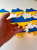 Ukraine Flag Fridge Magnet.
